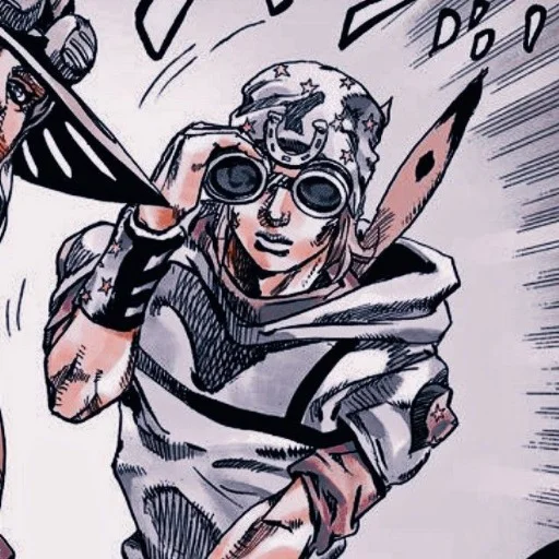 🟦 Стикер «Johnny Joestar Джонни Джостар» для Telegram