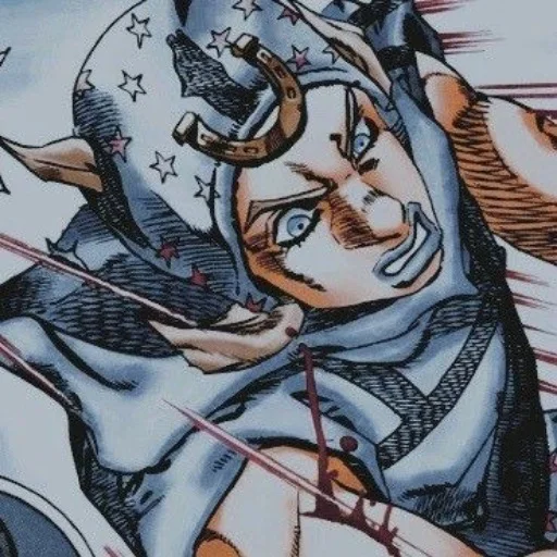 🟦 Стикер «Johnny Joestar Джонни Джостар» для Telegram