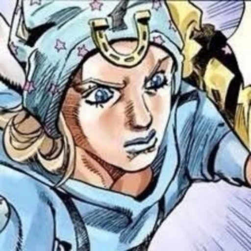 🟦 Стикер «Johnny Joestar Джонни Джостар» для Telegram