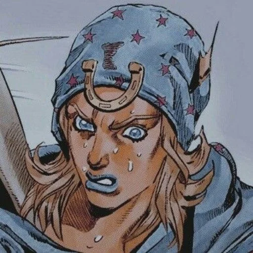 🟦 Стикер «Johnny Joestar Джонни Джостар» для Telegram
