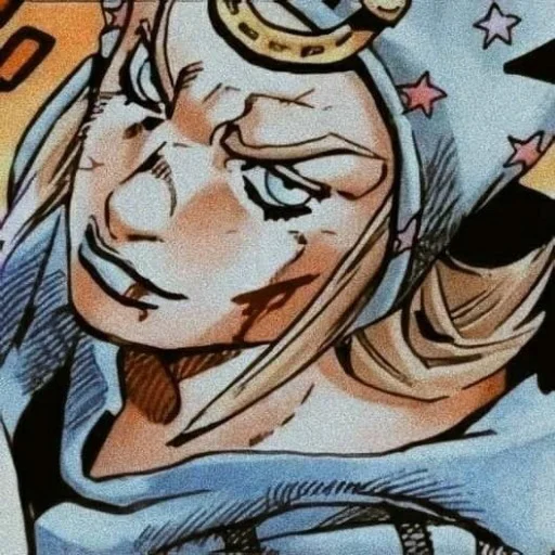 🟦 Стикер «Johnny Joestar Джонни Джостар» для Telegram