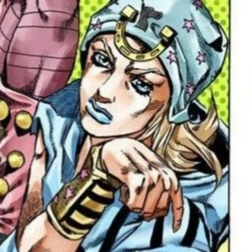 🟦 Стикер «Johnny Joestar Джонни Джостар» для Telegram