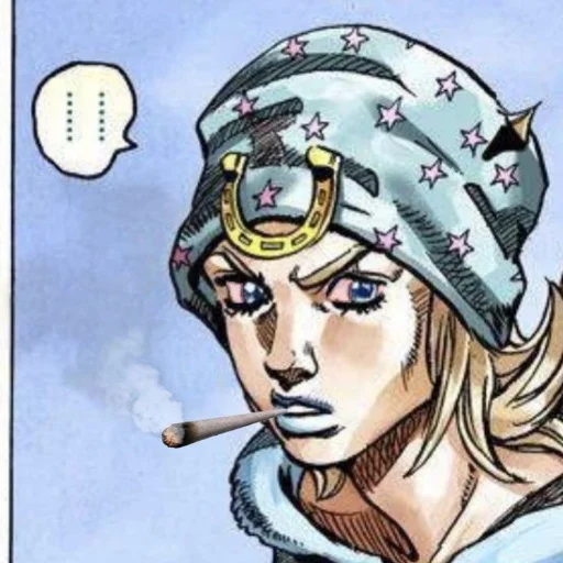 🟦 Стикер «Johnny Joestar Джонни Джостар» для Telegram