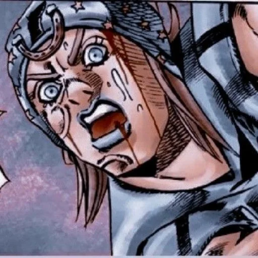 🟦 Стикер «Johnny Joestar Джонни Джостар» для Telegram