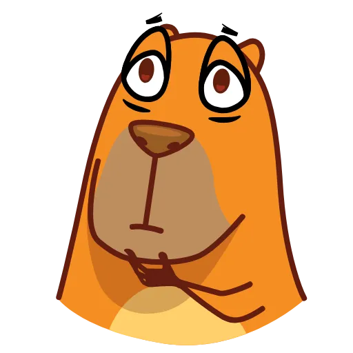 🤔 Стикер «Jonny Сapybara» для Telegram