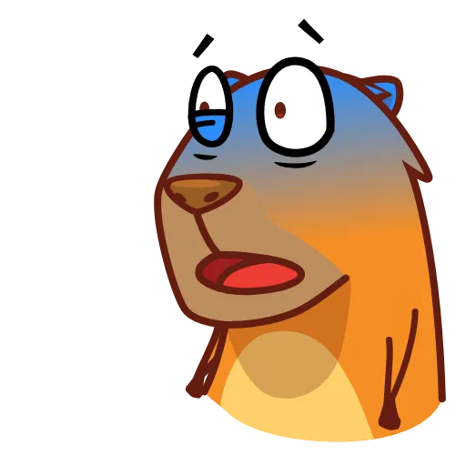 😨 Стикер «Jonny Сapybara» для Telegram