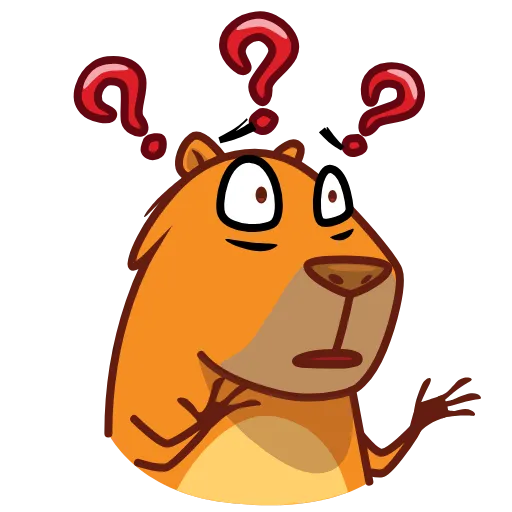 😣 Стикер «Jonny Сapybara» для Telegram