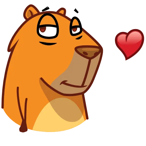 😘 Стикер «Jonny Сapybara» для Telegram