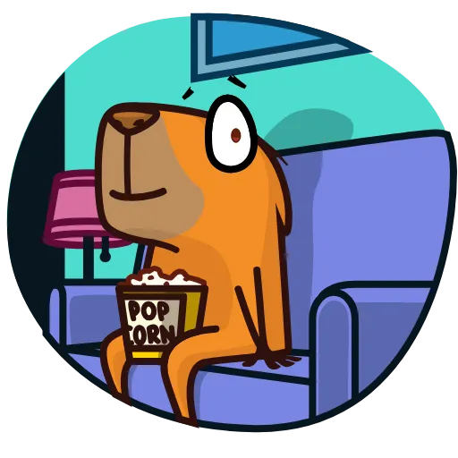 📺 Стикер «Jonny Сapybara» для Telegram