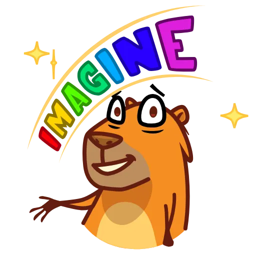 🙂 Стикер «Jonny Сapybara» для Telegram