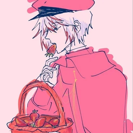 ❤️ Стикер «Saigiku Jono» для Telegram