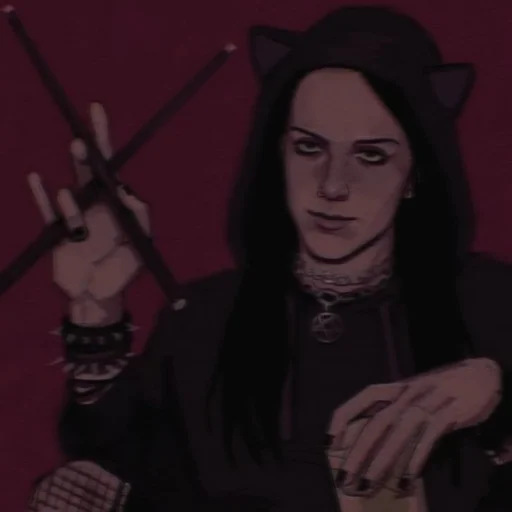 🖤 Стикер «Joey Jordison» для Telegram