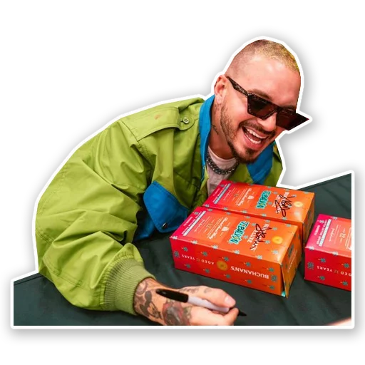 ✍ Стикер «J Balvin» для Telegram
