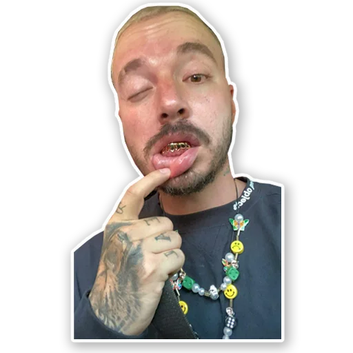 😜 Стикер «J Balvin» для Telegram