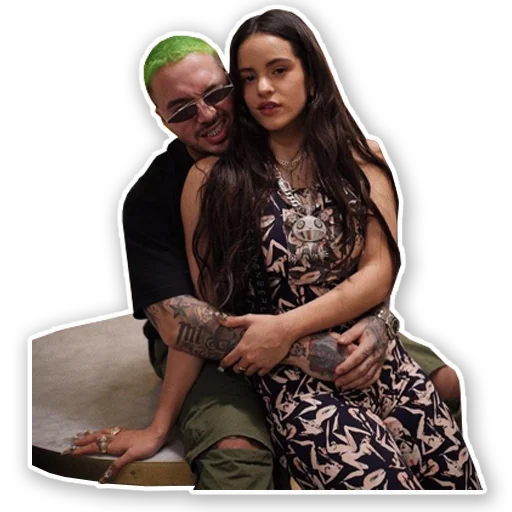 👩‍❤️‍👨 Стикер «J Balvin» для Telegram