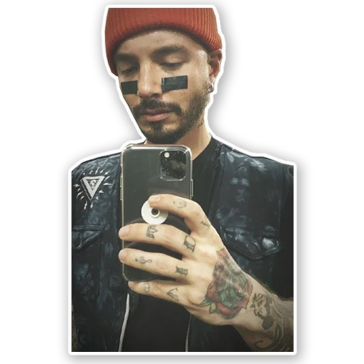 😌 Стикер «J Balvin» для Telegram