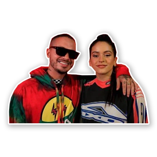 👩‍❤️‍👨 Стикер «J Balvin» для Telegram