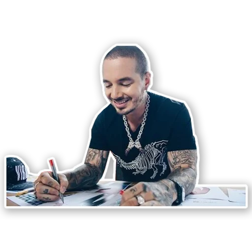 ✍ Стикер «J Balvin» для Telegram