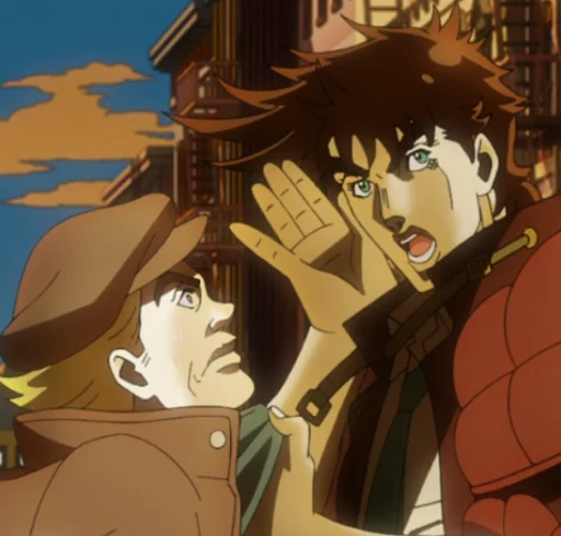 🙄 Стикер «Joseph Joestar» для Telegram