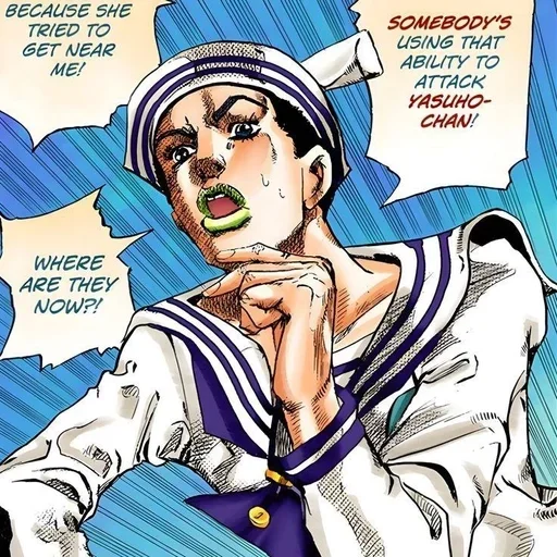 🌟 Стикер «Josuke Higashikata» для Telegram