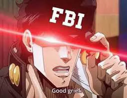 🔥 Стикер «Literally just jotaro» для Telegram