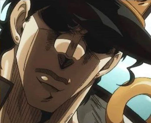 💀 Стикер «Literally just jotaro» для Telegram
