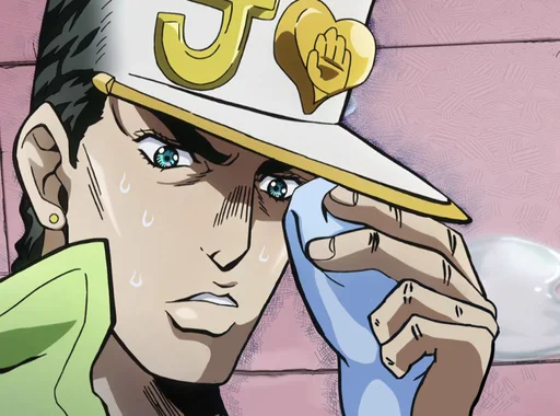 ❔ Стикер «Literally just jotaro» для Telegram