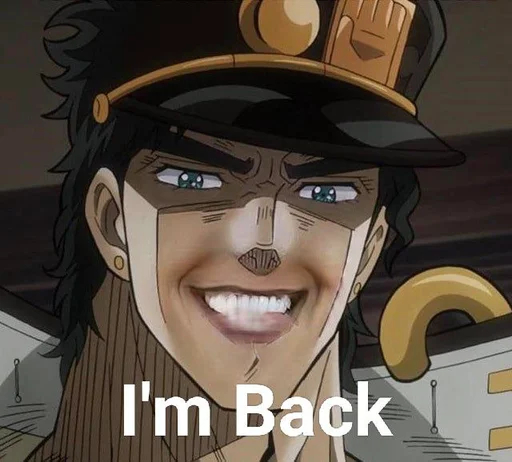 🥱 Стикер «Literally just jotaro» для Telegram