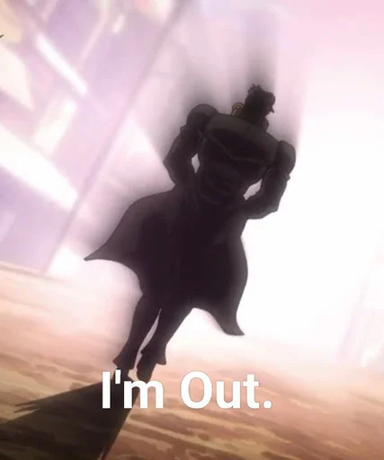 🗿 Стикер «Literally just jotaro» для Telegram