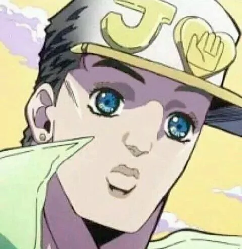 😳 Стикер «Literally just jotaro» для Telegram