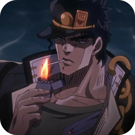 🚬 Стикер «Jotaro Kujo» для Telegram