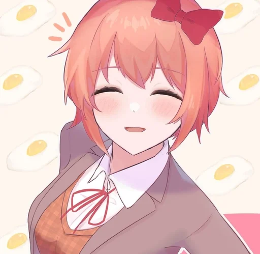 🍒 Стикер «Sayori» для Telegram