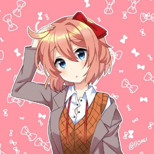 🍒 Стикер «Sayori» для Telegram