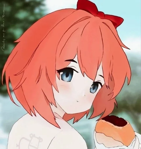 🍒 Стикер «Sayori» для Telegram
