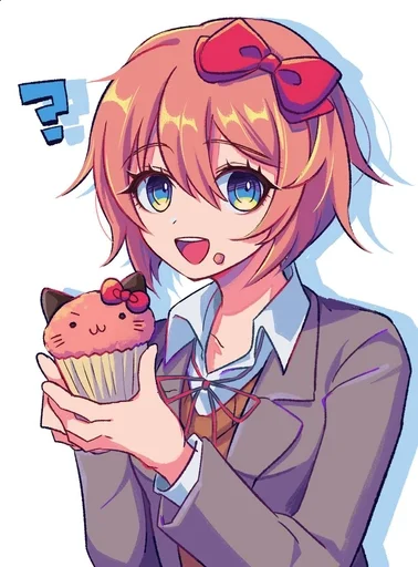 🍒 Стикер «Sayori» для Telegram