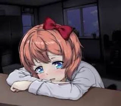 Стикерпак Sayori для Telegram