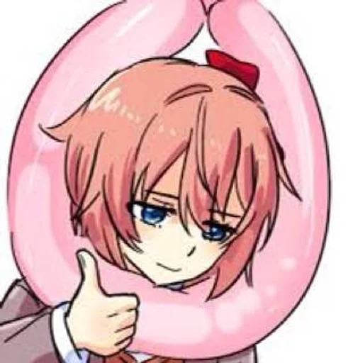 👍 Стикер «Sayori» для Telegram