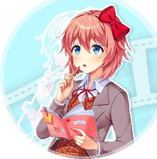😅 Стикер «Sayori» для Telegram