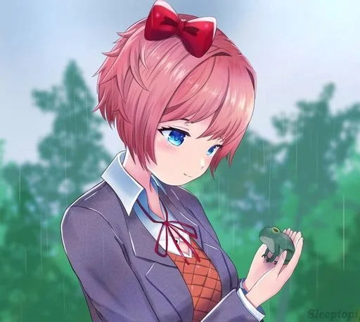 🍒 Стикер «Sayori» для Telegram