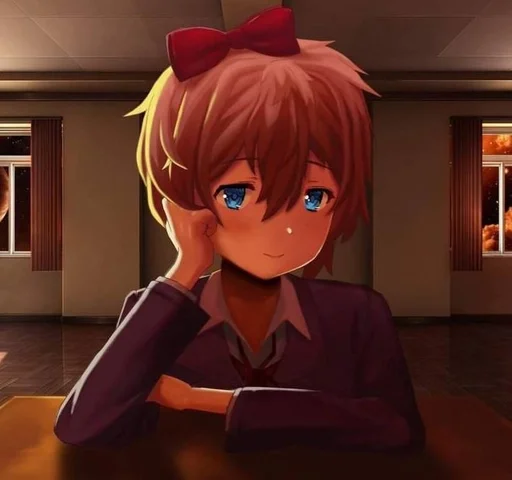 🍒 Стикер «Sayori» для Telegram