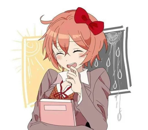 😀 Стикер «Sayori» для Telegram