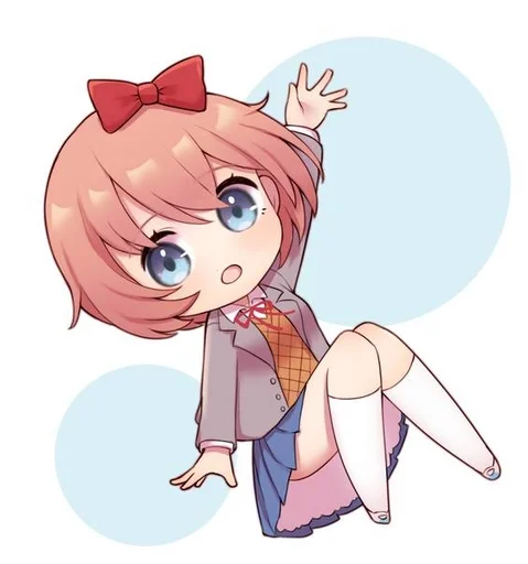 😮 Стикер «Sayori» для Telegram