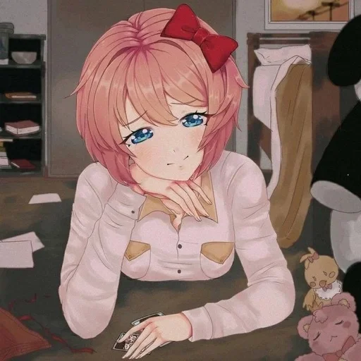 🍒 Стикер «Sayori» для Telegram