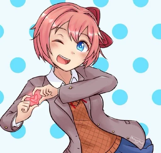 💓 Стикер «Sayori» для Telegram