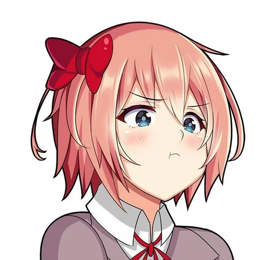 😶 Стикер «Sayori» для Telegram