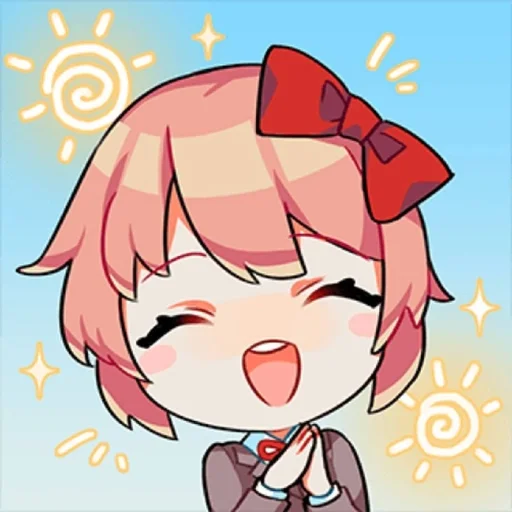😃 Стикер «Sayori» для Telegram