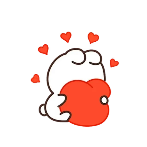 ❤️ Стикер «Joy and Boo» для Telegram