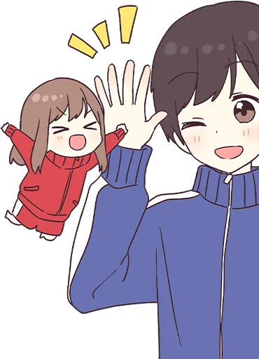 ✋ Стикер «Jersey Chan BIG Pt.1» для Telegram