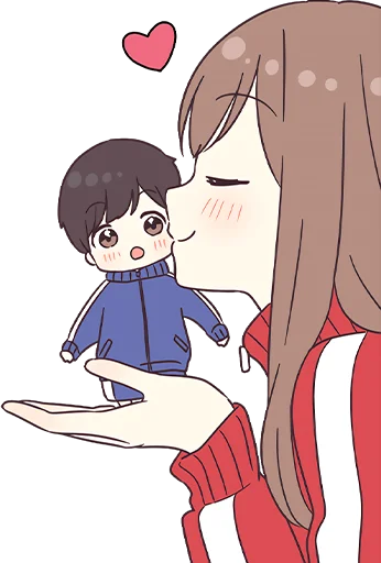 😘 Стикер «Jersey Chan BIG Pt.1» для Telegram