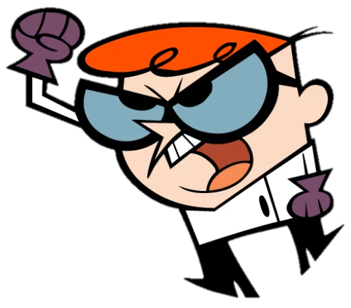 😠 Стикер «Dexter&;s Laboratory» для Telegram